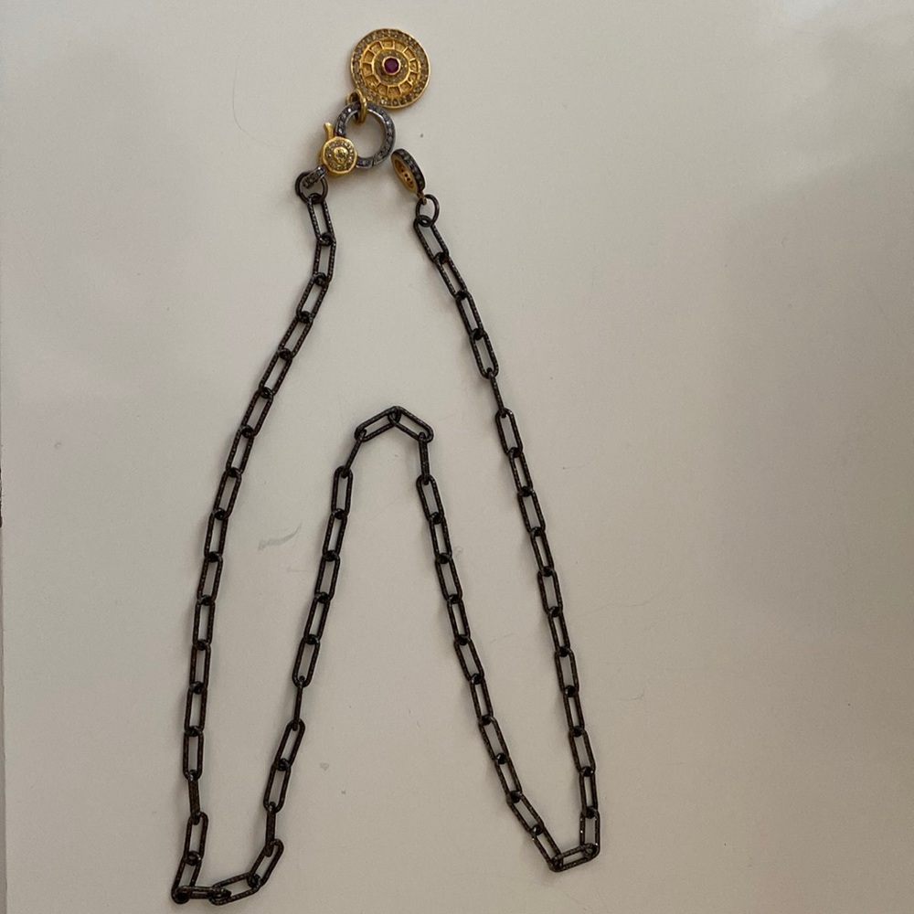 Stones on metal, hand made